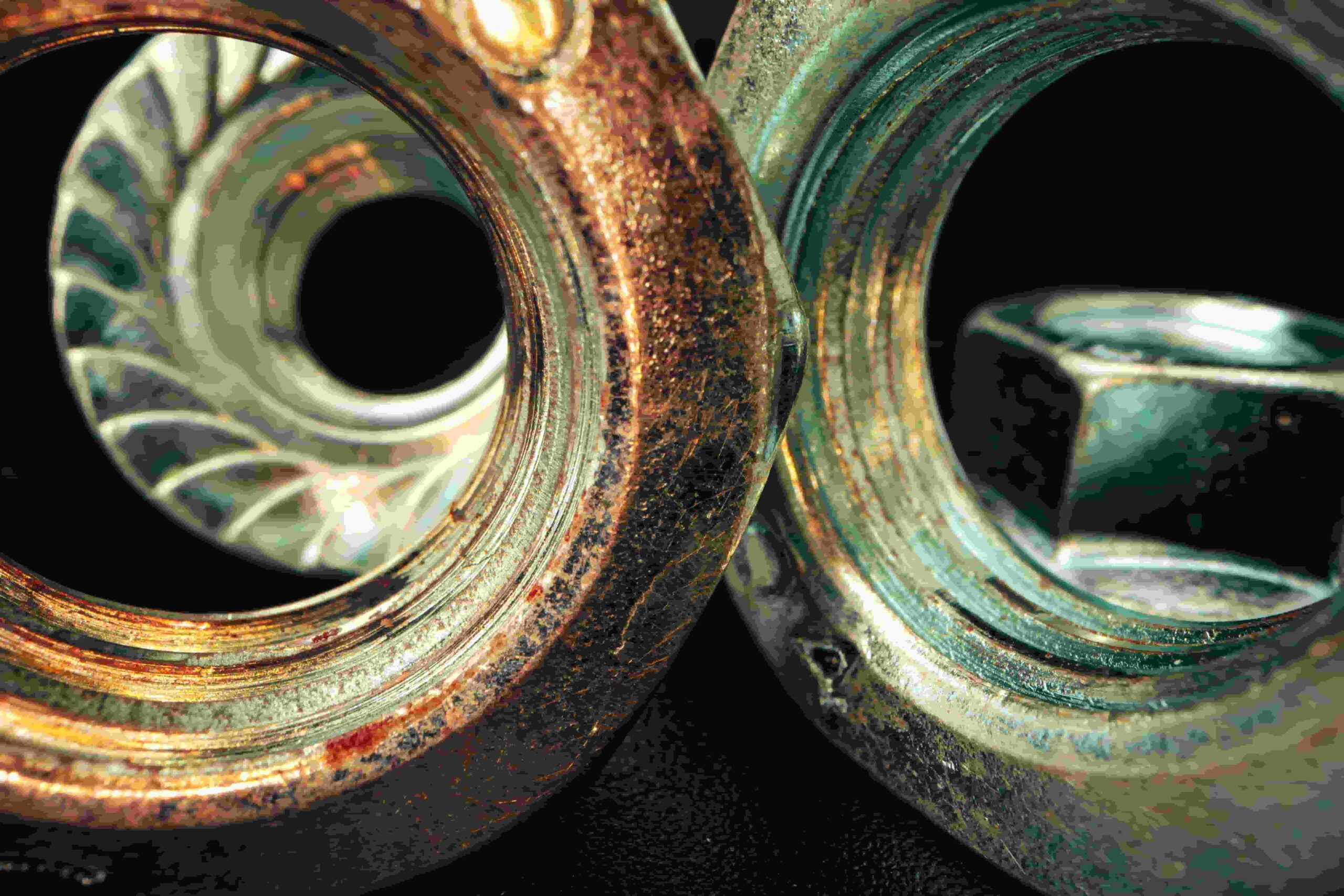 Industrieller Korrosionsschutz an einer Stahlkonstruktion im maritimen Bereich